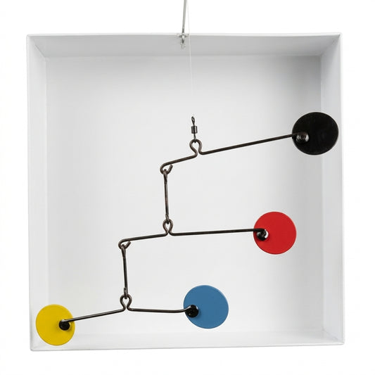 CONTRAPUNTO — Escultura Cinética de Pared | 23×23cm