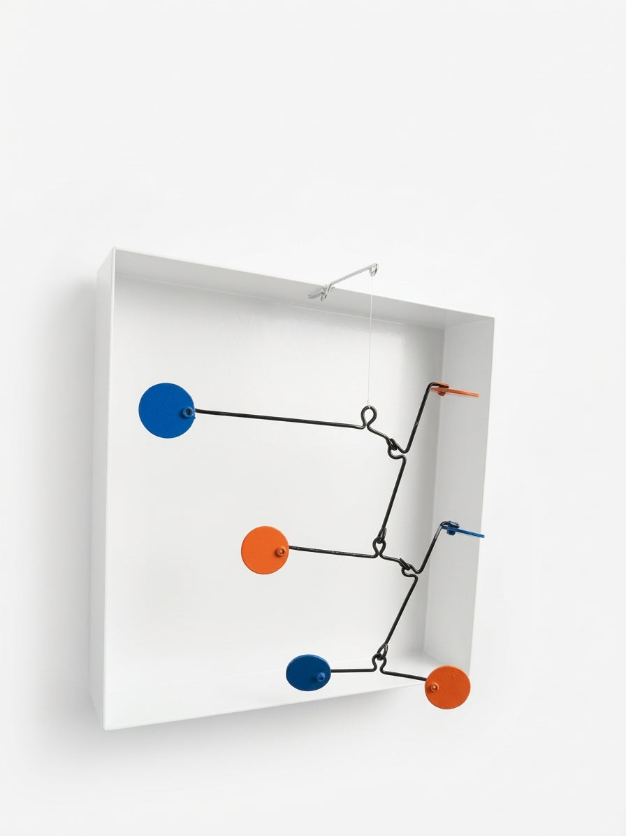 CADENCIA — Escultura Cinética de Pared | 23×23cm