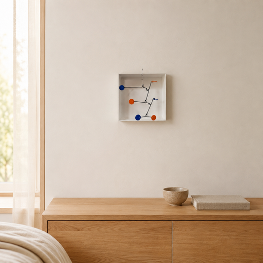 CADENCIA — Escultura Cinética de Pared | 23×23cm