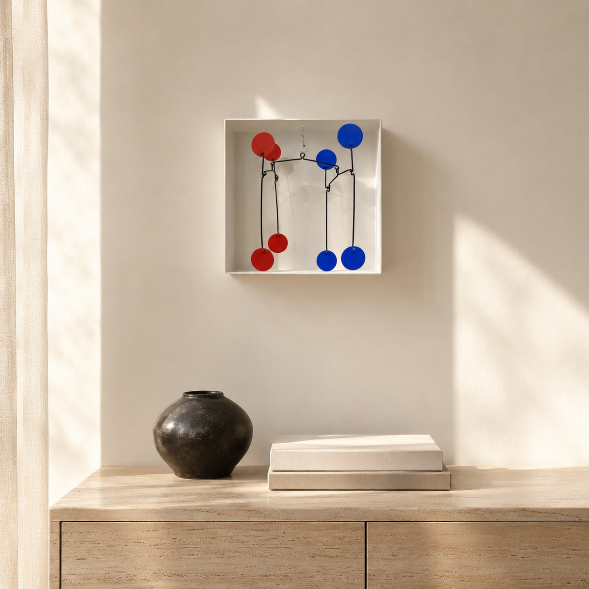 CÓNCLAVE — Escultura Cinética de Pared | 23×23cm