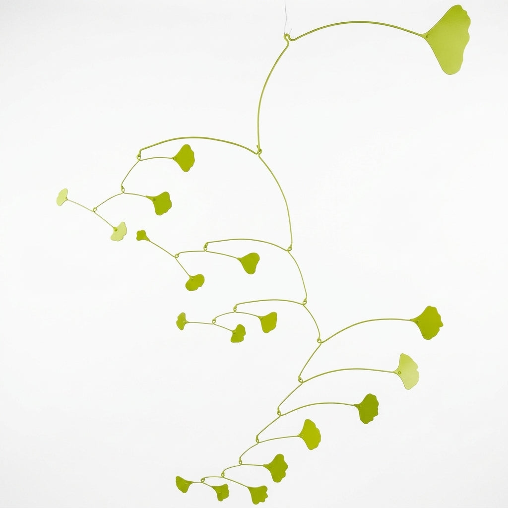 GINKGO — Escultura Cinética para Colgar | Diseño Botánico 100×110cm