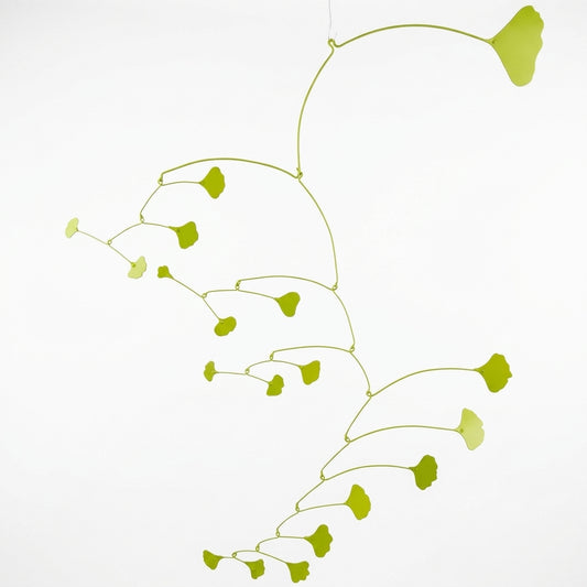 GINKGO — Escultura Cinética para Colgar | Diseño Botánico 100×110cm