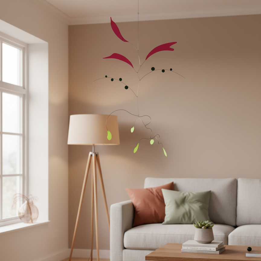 LIRIO - Delicadeza y fluidez que transforman tu hogar en un jardín en movimiento.